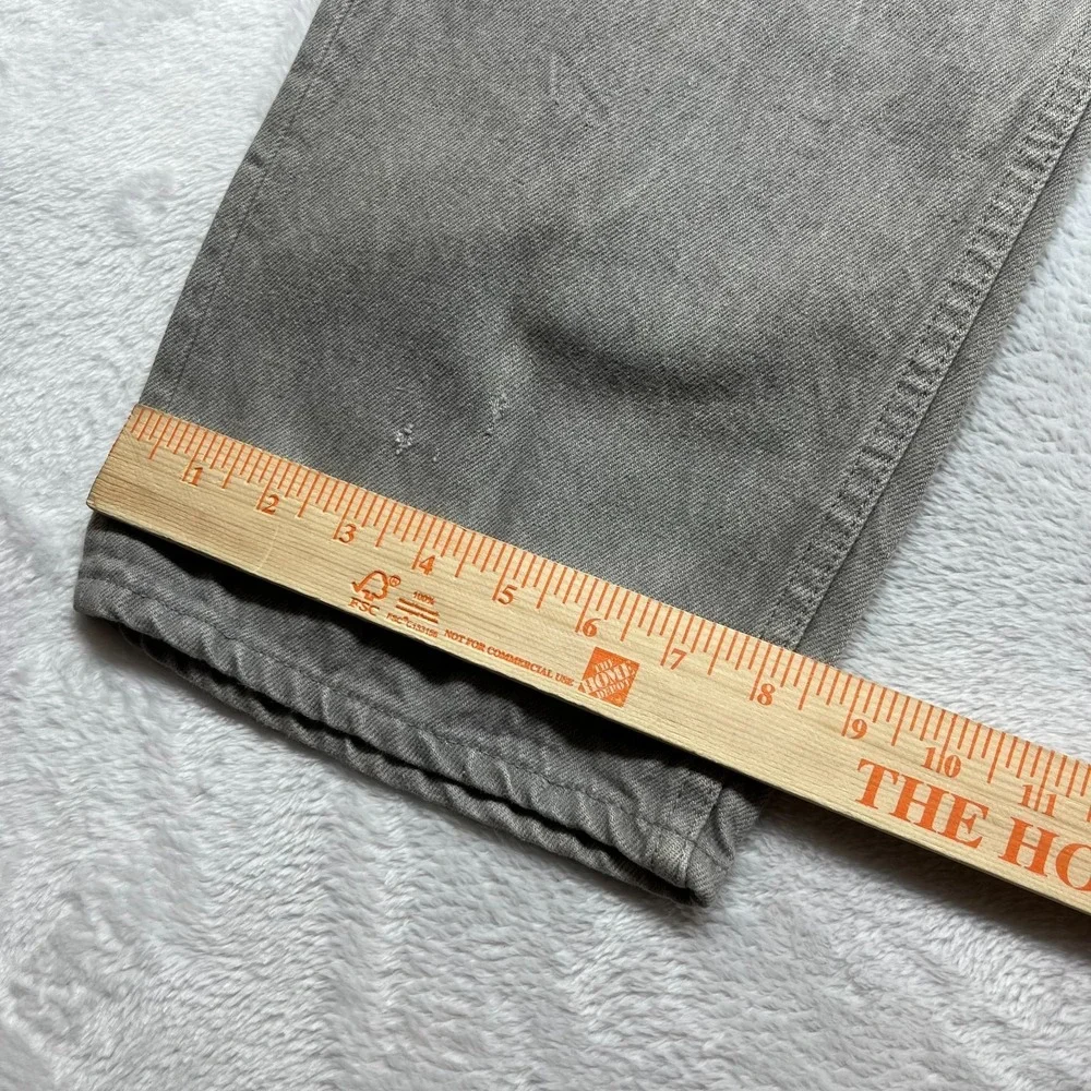 Vintage Levi's Button Fly Jeans Men's Gray Denim Classic Pockets‎ Y2K - 36X30.5